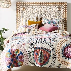 Anthropologie Delissa Quilt King